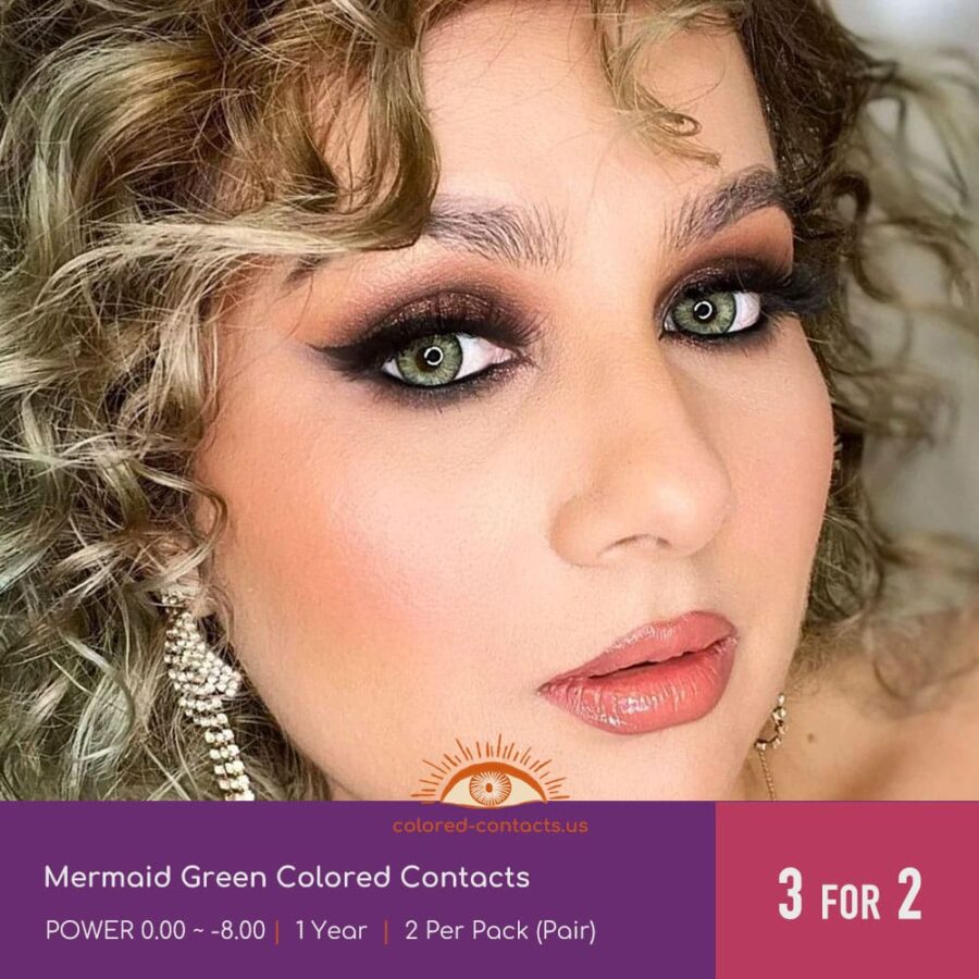Mermaid Green Colored Contacts