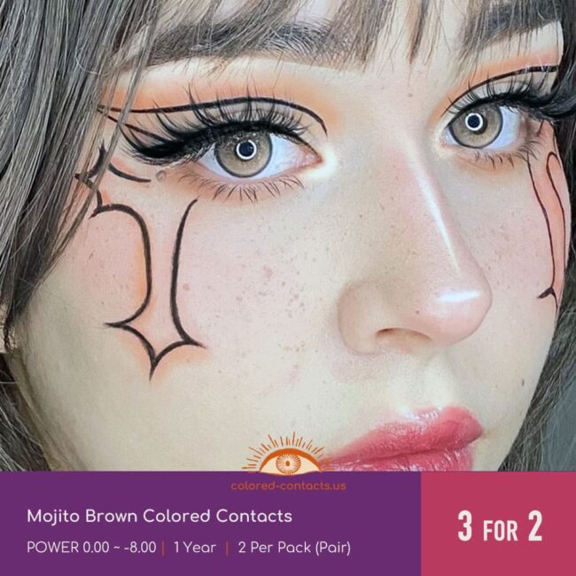 Mojito Brown Colored Contacts - Colored Contacts Mojito Brown Colored Contacts