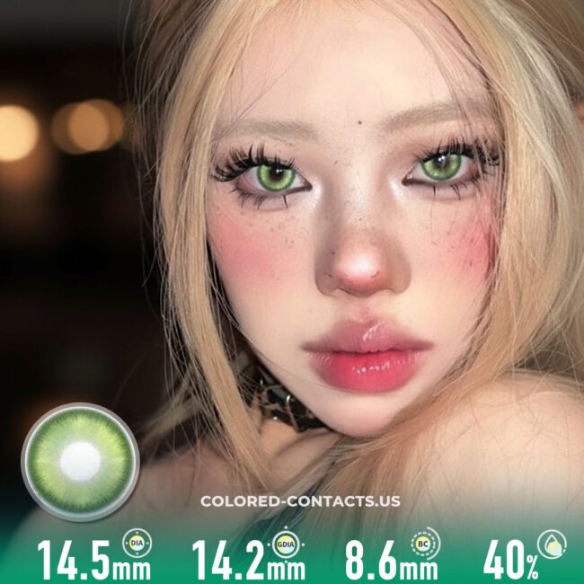 Pony Green Colored Contacts