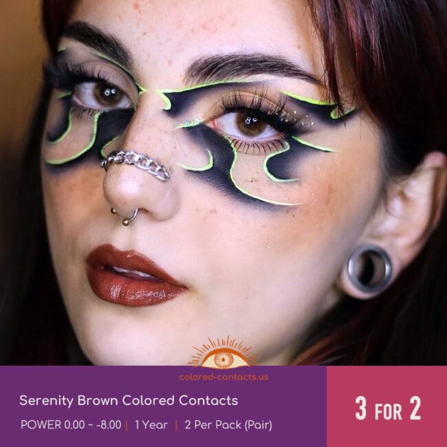 Serenity Brown Colored Contacts - Colored Contacts Serenity Brown Colored Contacts
