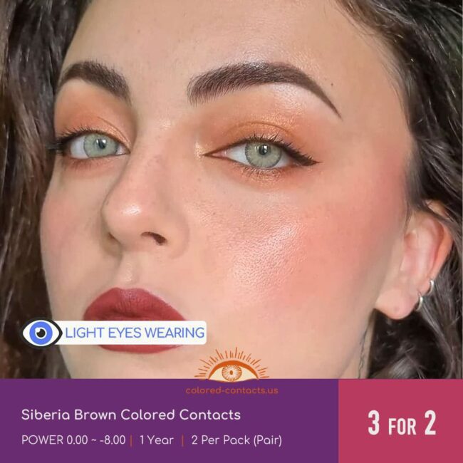 Siberia Brown Colored Contacts - Colored Contacts Siberia Brown Colored Contacts