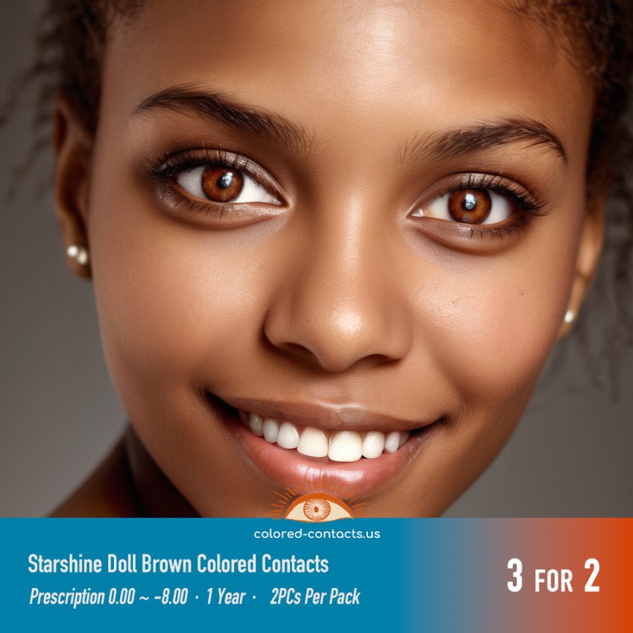 Starshine Doll Brown Colored Contacts - Image 2