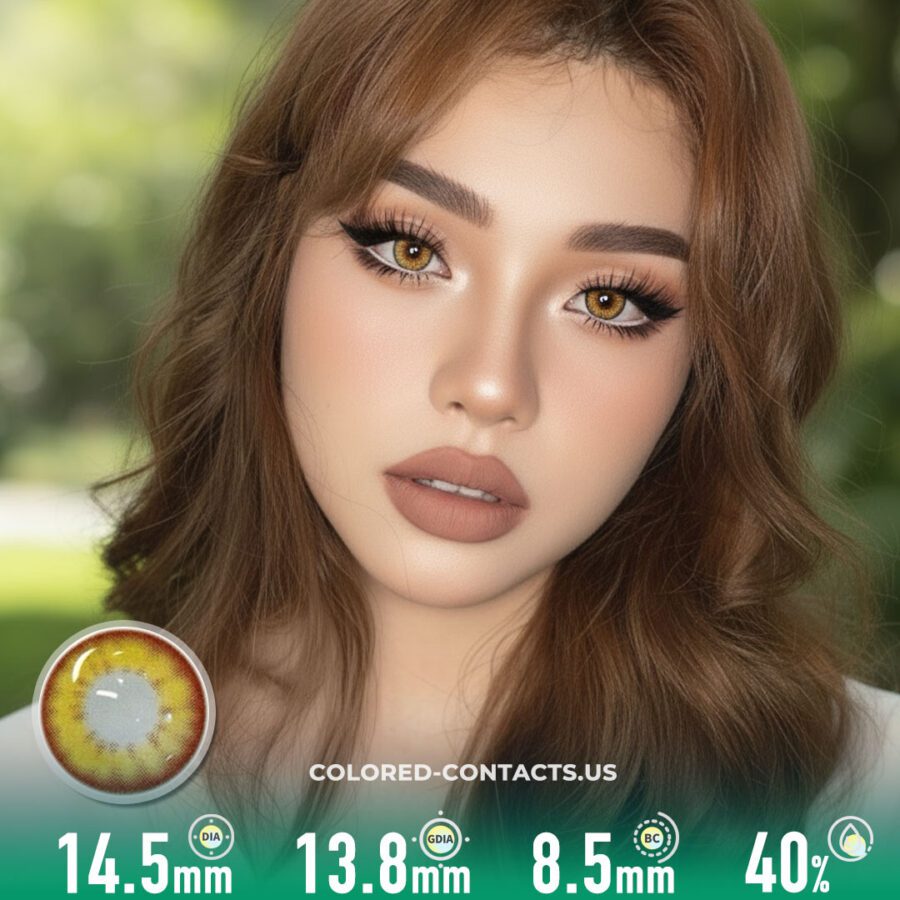 Sunflower Brown Colored Contacts