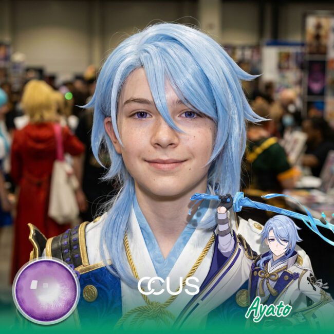 Genshin Impact Ayato Cosplay Contact Lenses