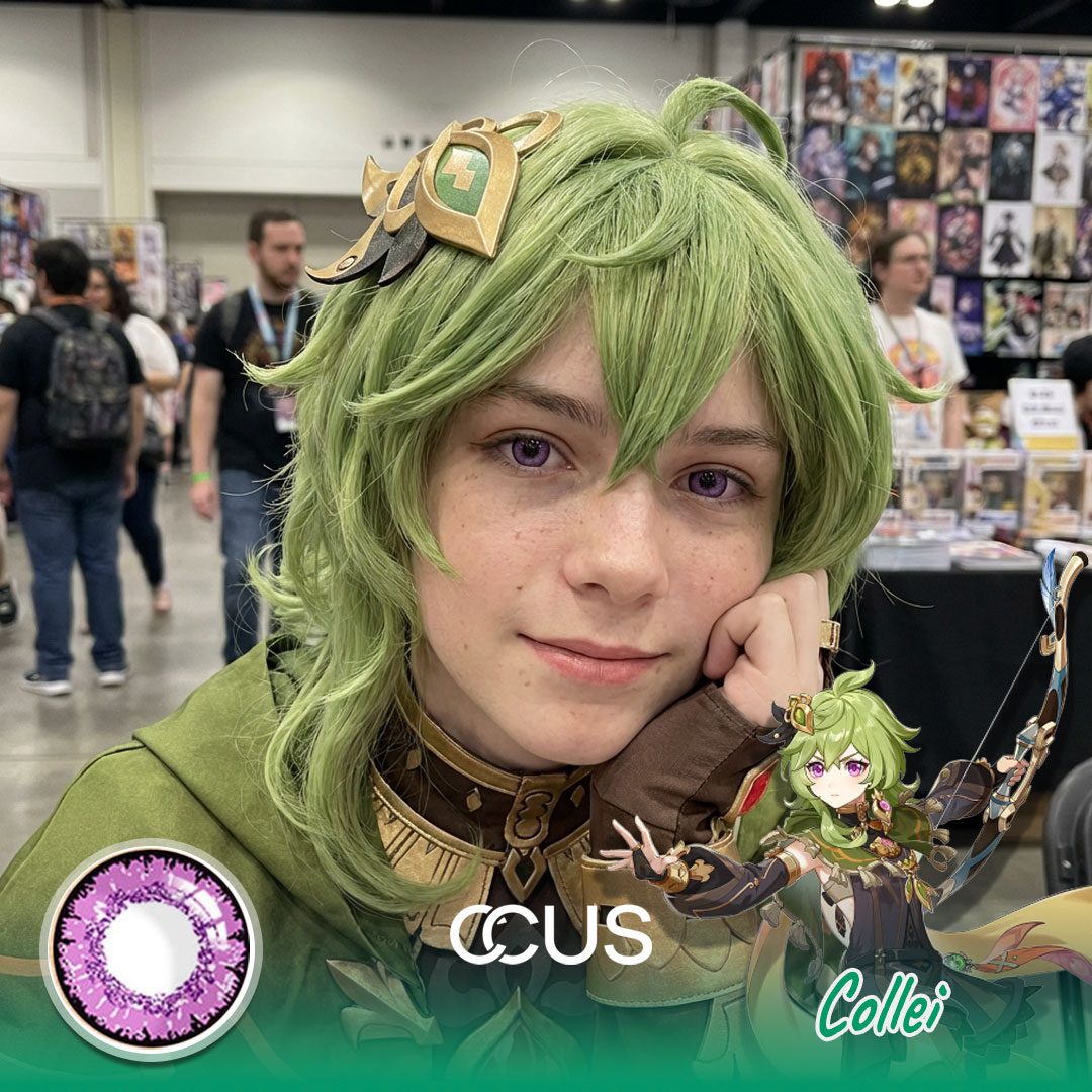 Genshin Impact Collei Cosplay Contact Lenses - Ccus Eyewear | Premium Colored Contacts Genshin Impact Collei Cosplay Contact Lenses
