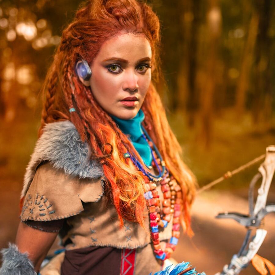 Genshin Impact Aloy Cosplay Contact Lenses
