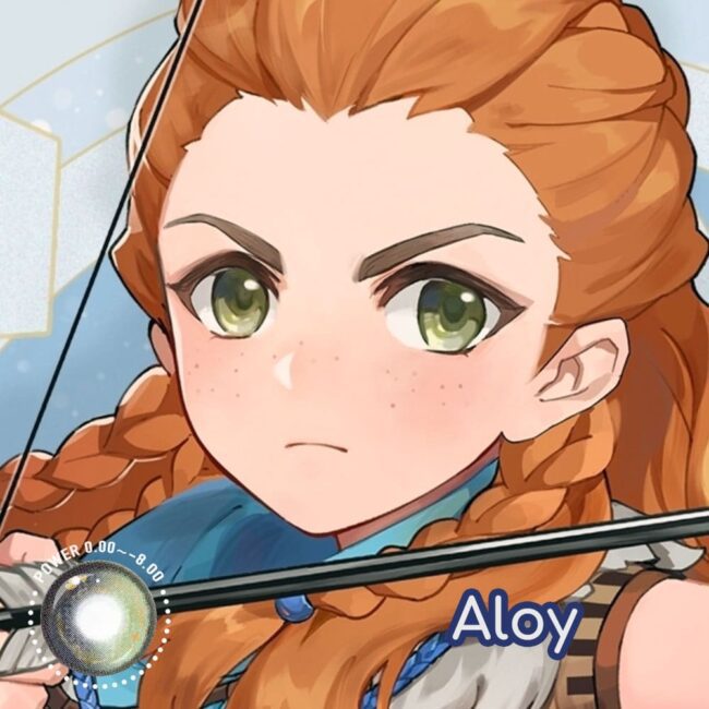 Genshin Impact Aloy Cosplay Contact Lenses