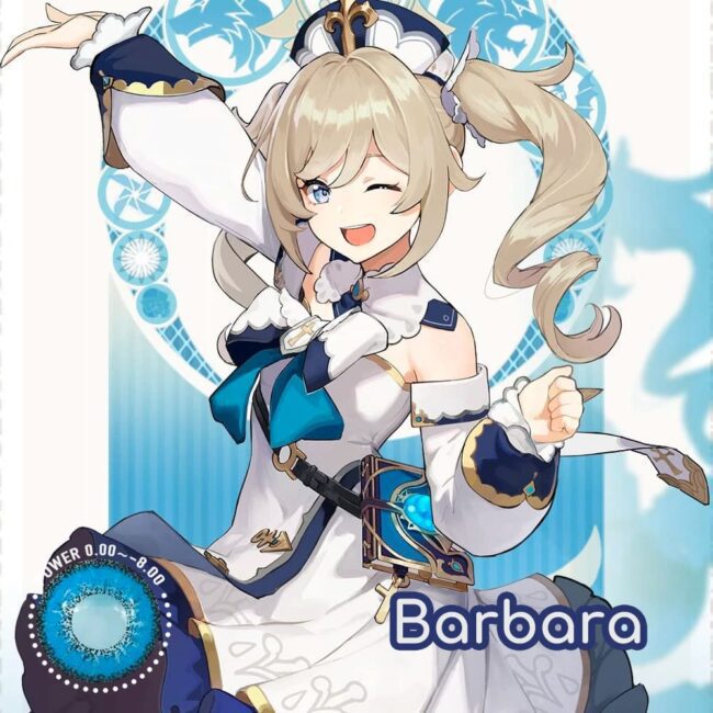 Genshin Impact Barbara Cosplay Contact Lenses