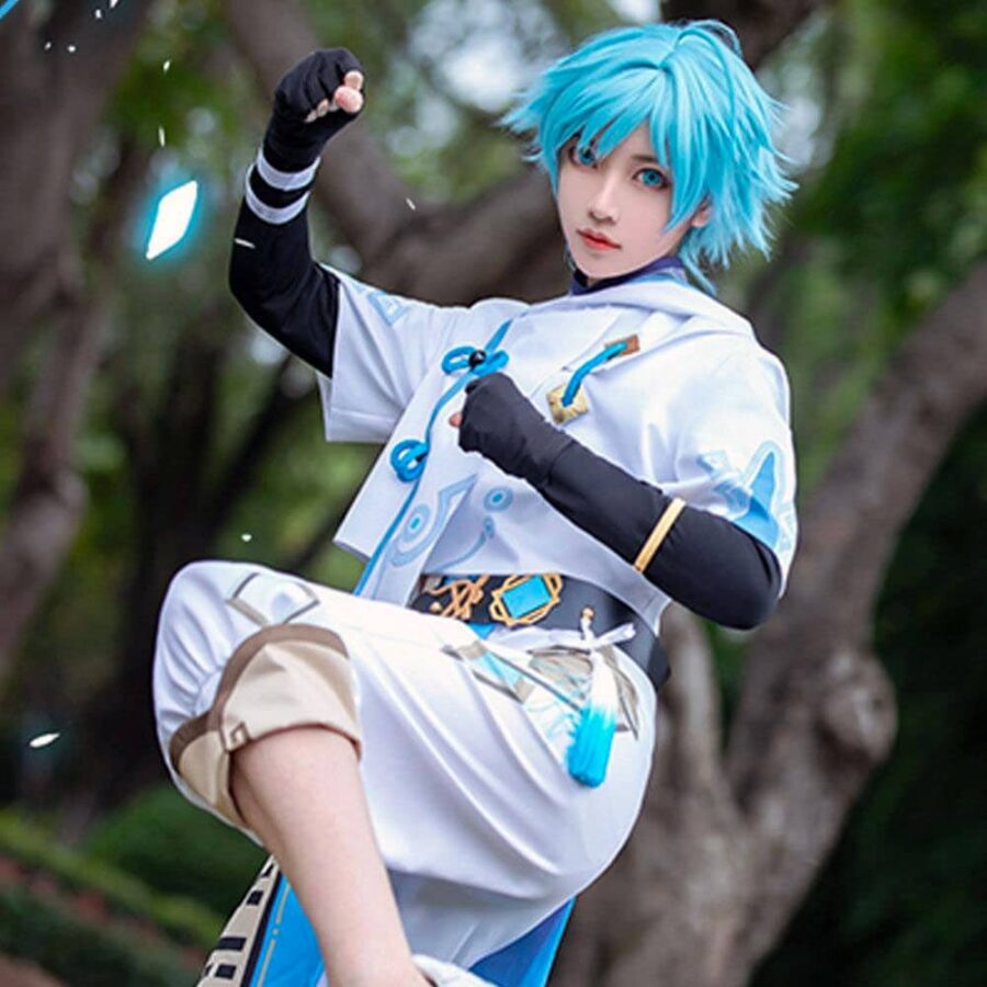 Genshin Impact Chongyun Cosplay Contact Lenses