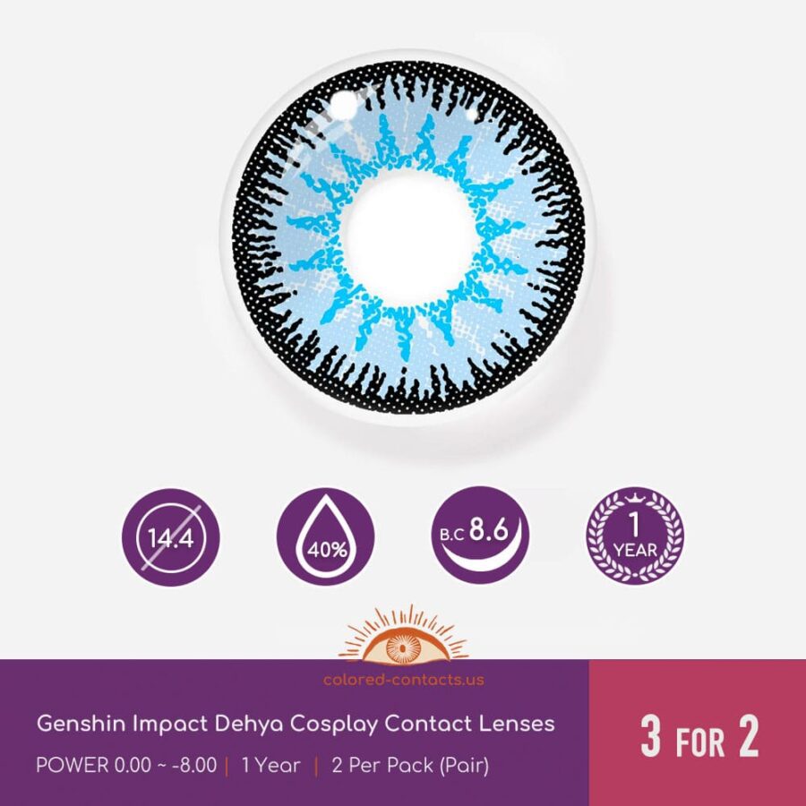 Genshin Impact Dehya Cosplay Contact Lenses - Image 3