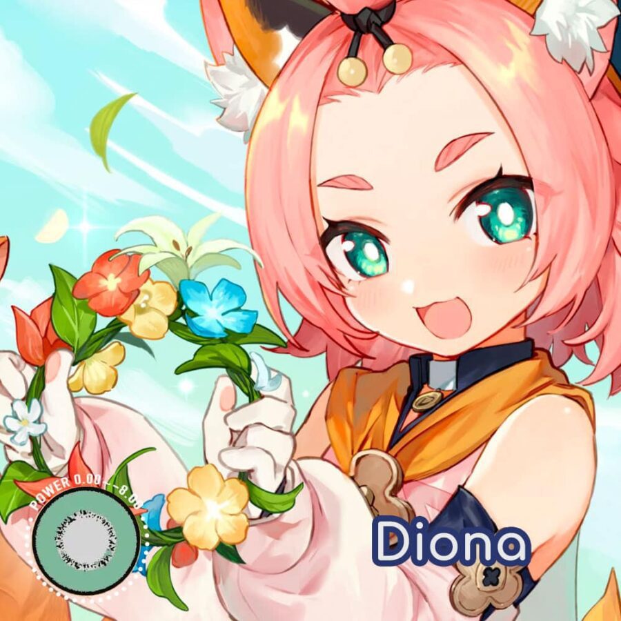 Genshin Impact Diona Cosplay Contact Lenses