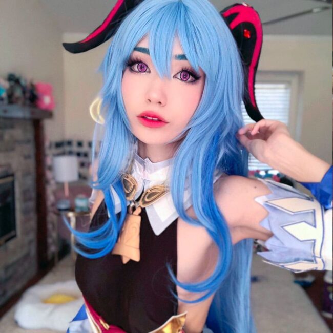 Genshin Impact Ganyu Cosplay Contact Lenses - Colored Contacts Genshin Impact Ganyu Cosplay Contact Lenses