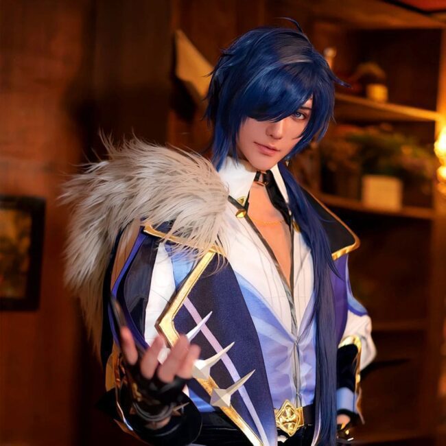 Genshin Impact Kaeya Cosplay Contact Lenses - Colored Contacts Genshin Impact Kaeya Cosplay Contact Lenses