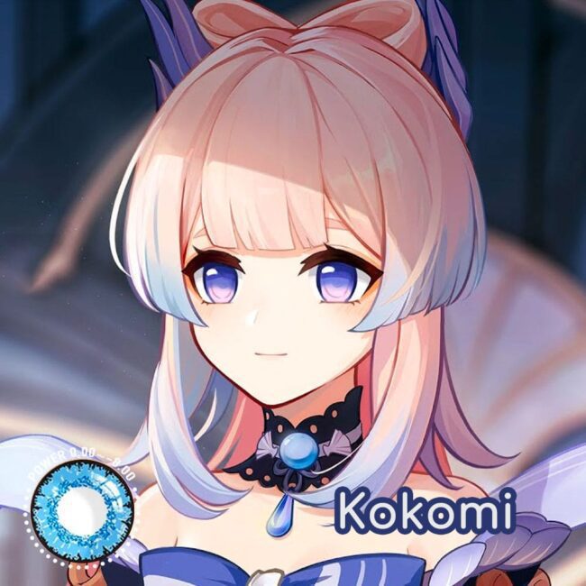 Genshin Impact Kokomi Cosplay Contact Lenses