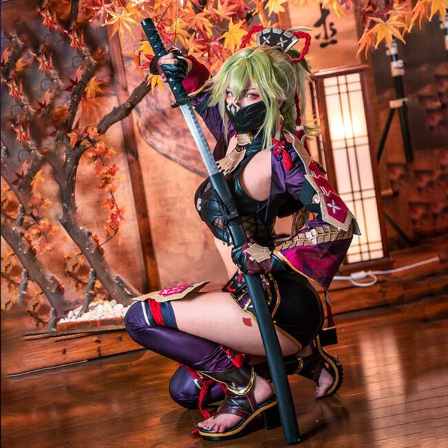 Genshin Impact Kuki Shinobu Cosplay Contact Lenses - Colored Contacts Genshin Impact Kuki Shinobu Cosplay Contact Lenses