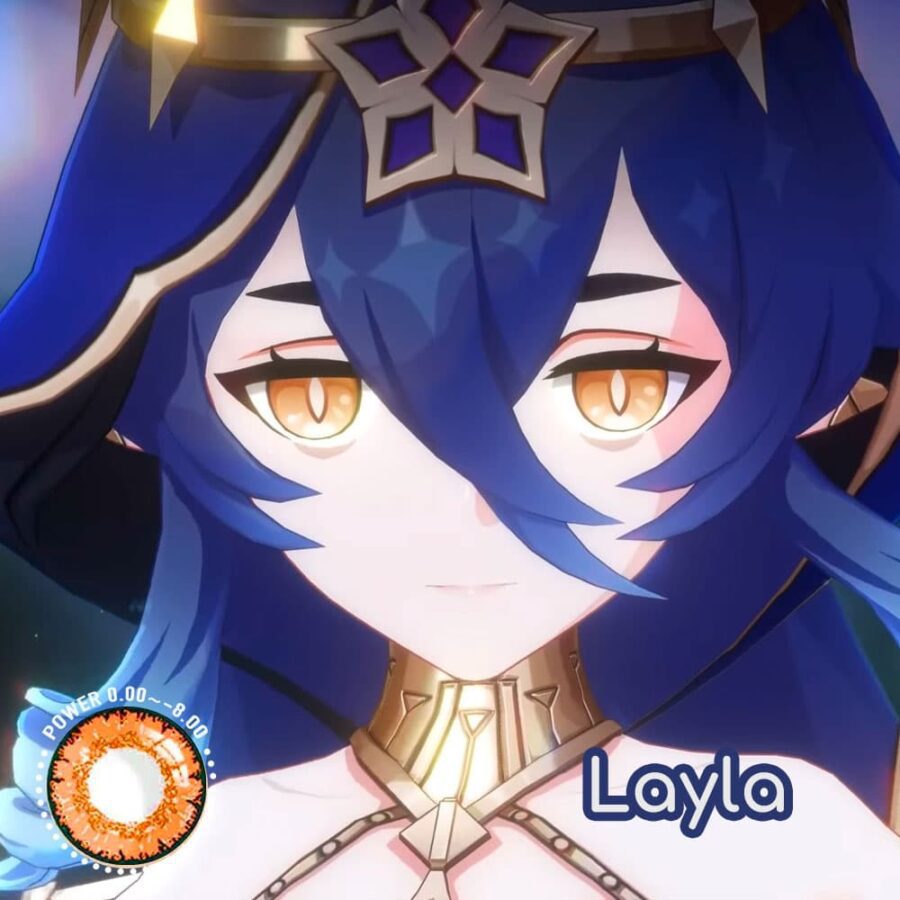 Genshin Impact Layla Cosplay Contact Lenses