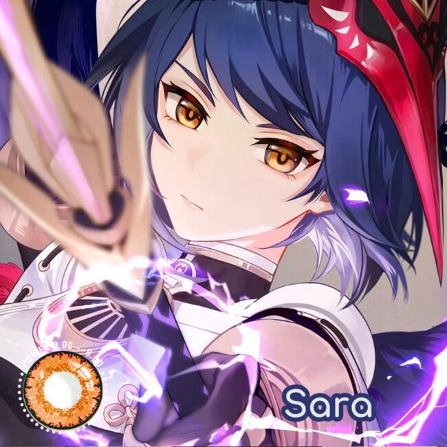 Genshin Impact Sara Cosplay Contact Lenses