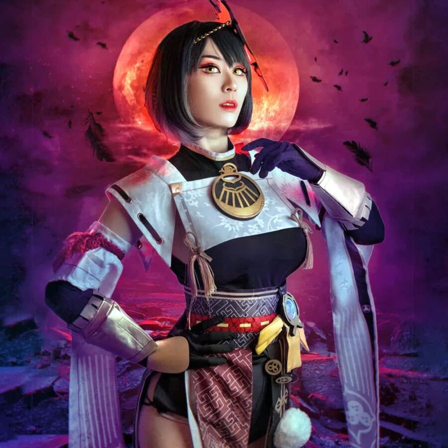 Genshin Impact Sara Cosplay Contact Lenses