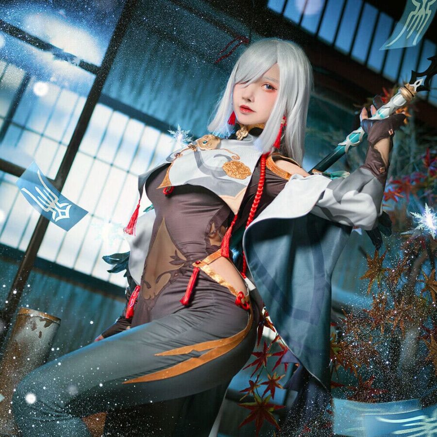 Genshin Impact Shenhe Cosplay Contact Lenses