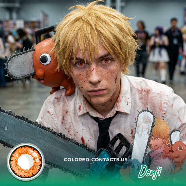 Denji Cosplay Contact Lenses