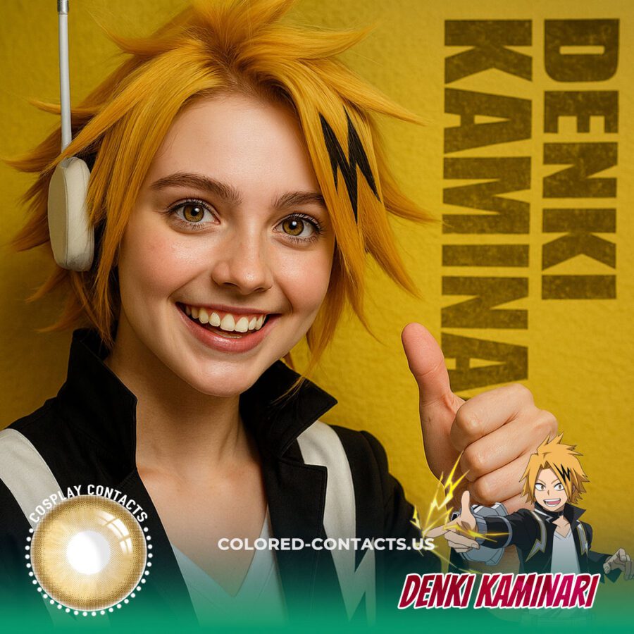 Denki Kaminari Cosplay Contact Lenses