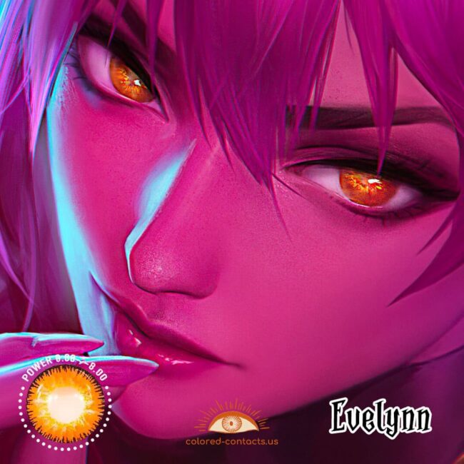 Evelynn Cosplay Contact Lenses