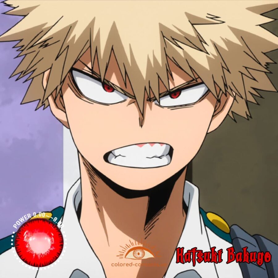 Katsuki Bakugo Cosplay Contact Lenses