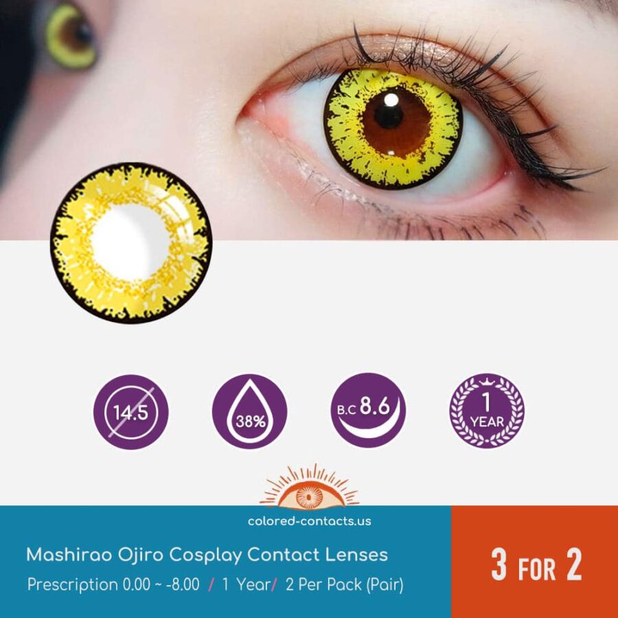 Mashirao Ojiro Cosplay Contact Lenses