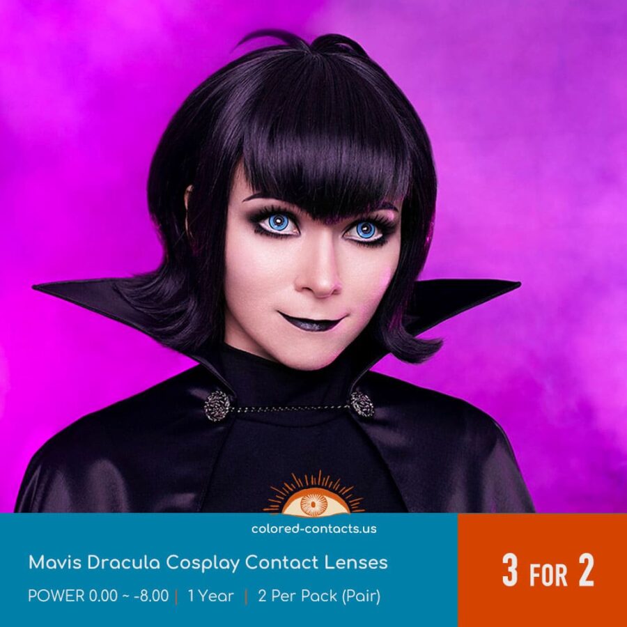 Mavis Dracula Cosplay Contact Lenses
