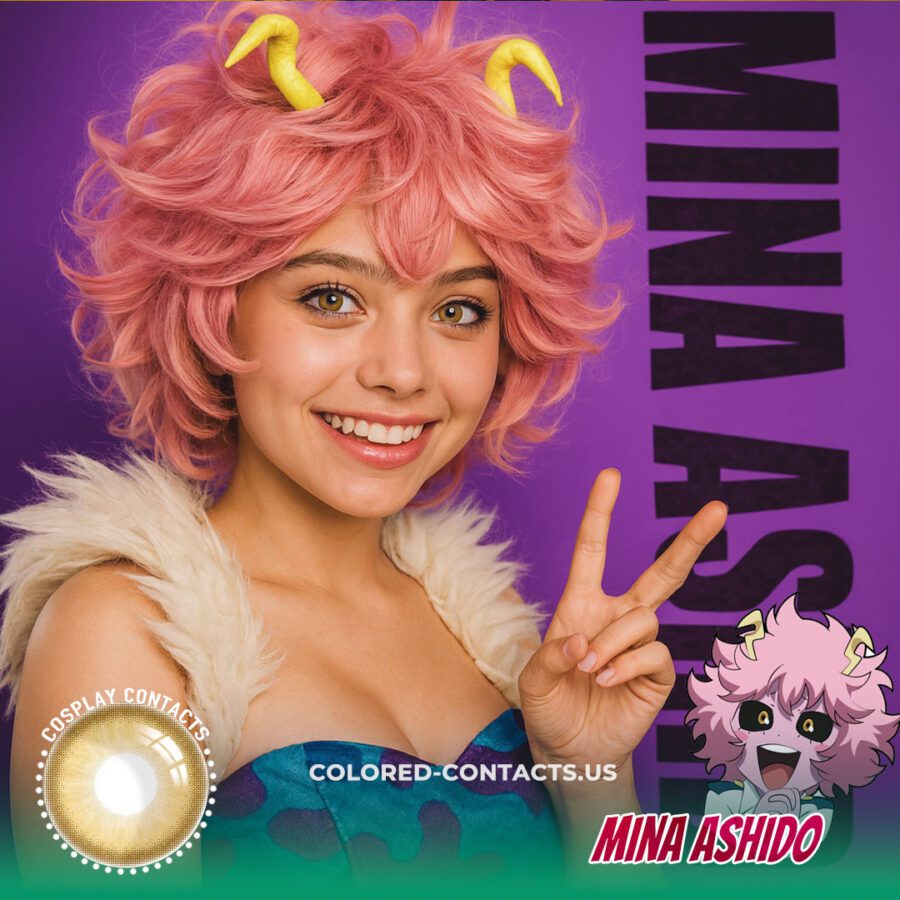 Mina Ashido Cosplay Contact Lenses