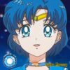 Sailor Mercury Cosplay Contact Lenses - Colored Contacts Sailor Mercury Cosplay Contact Lenses