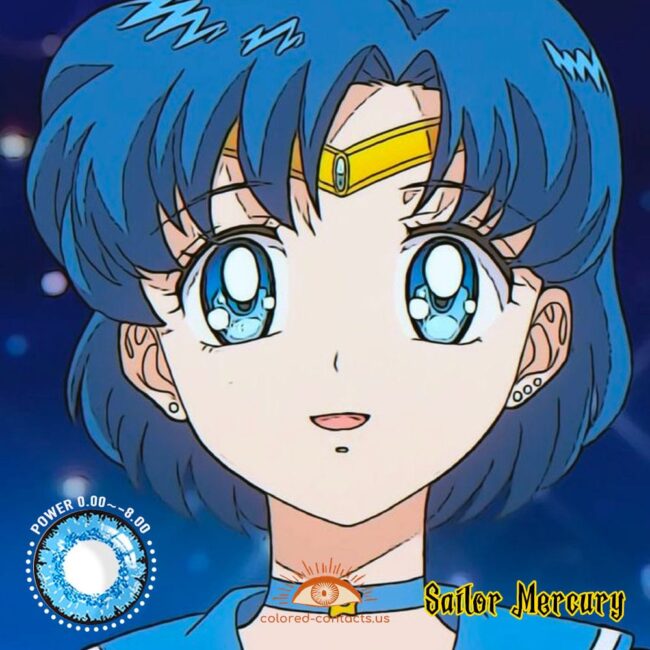 Sailor Mercury Cosplay Contact Lenses