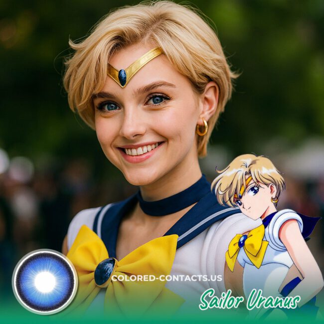 Sailor Uranus Cosplay Contact Lenses
