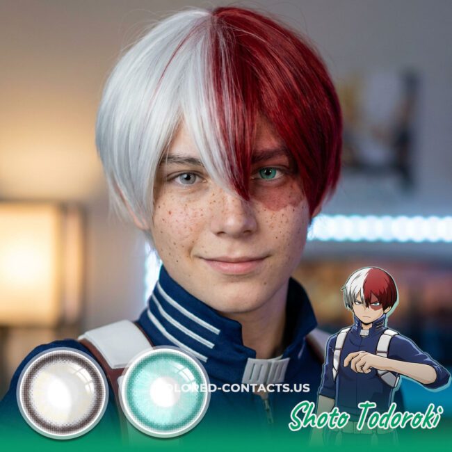 Shoto Todoroki Cosplay Contact Lenses