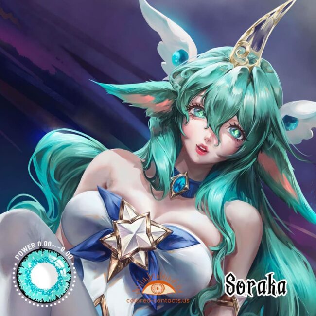 Soraka Cosplay Contact Lenses