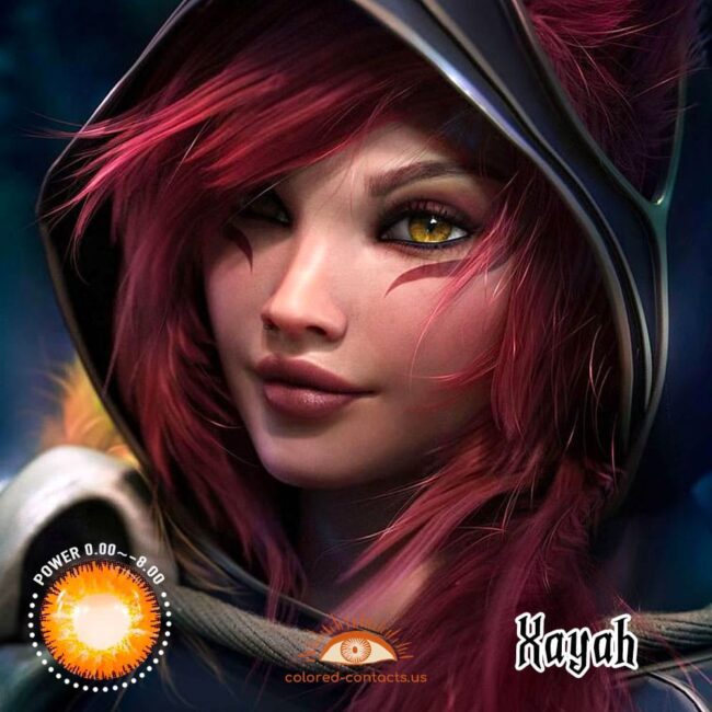 Xayah Cosplay Contact Lenses