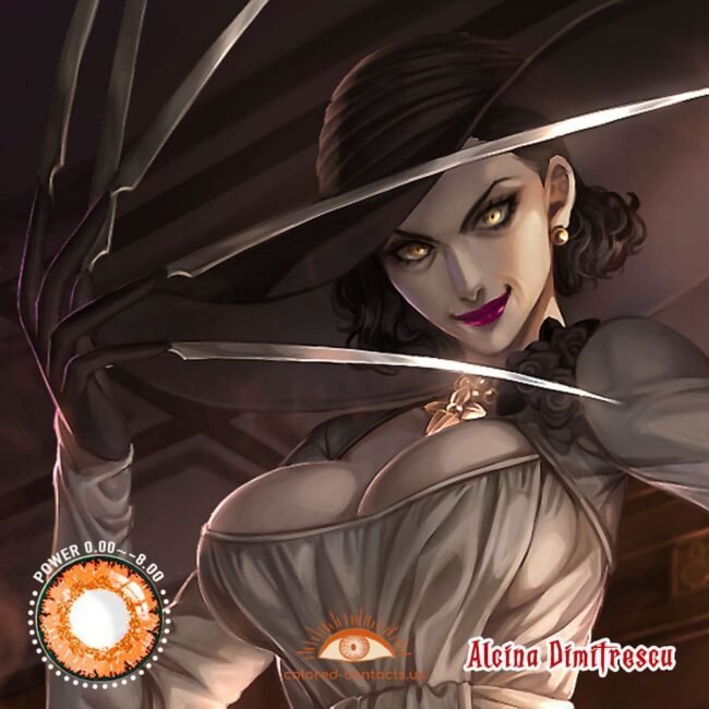 Alcina Dimitrescu Cosplay Contact Lenses