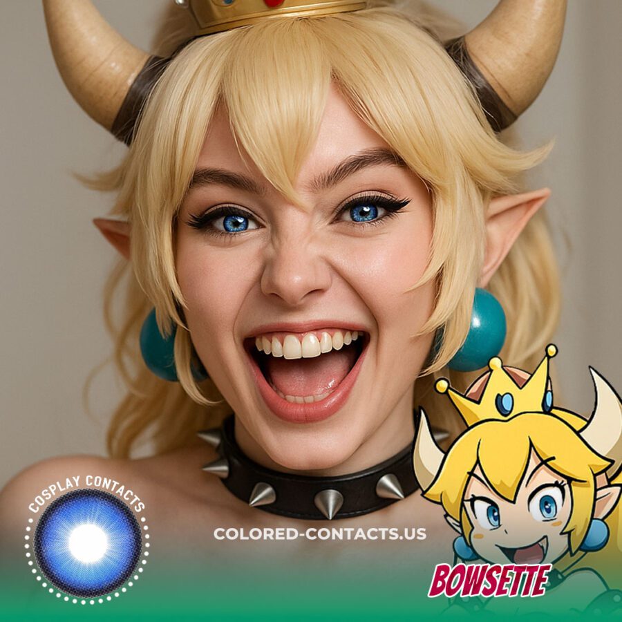 Bowsette Cosplay Contact Lenses