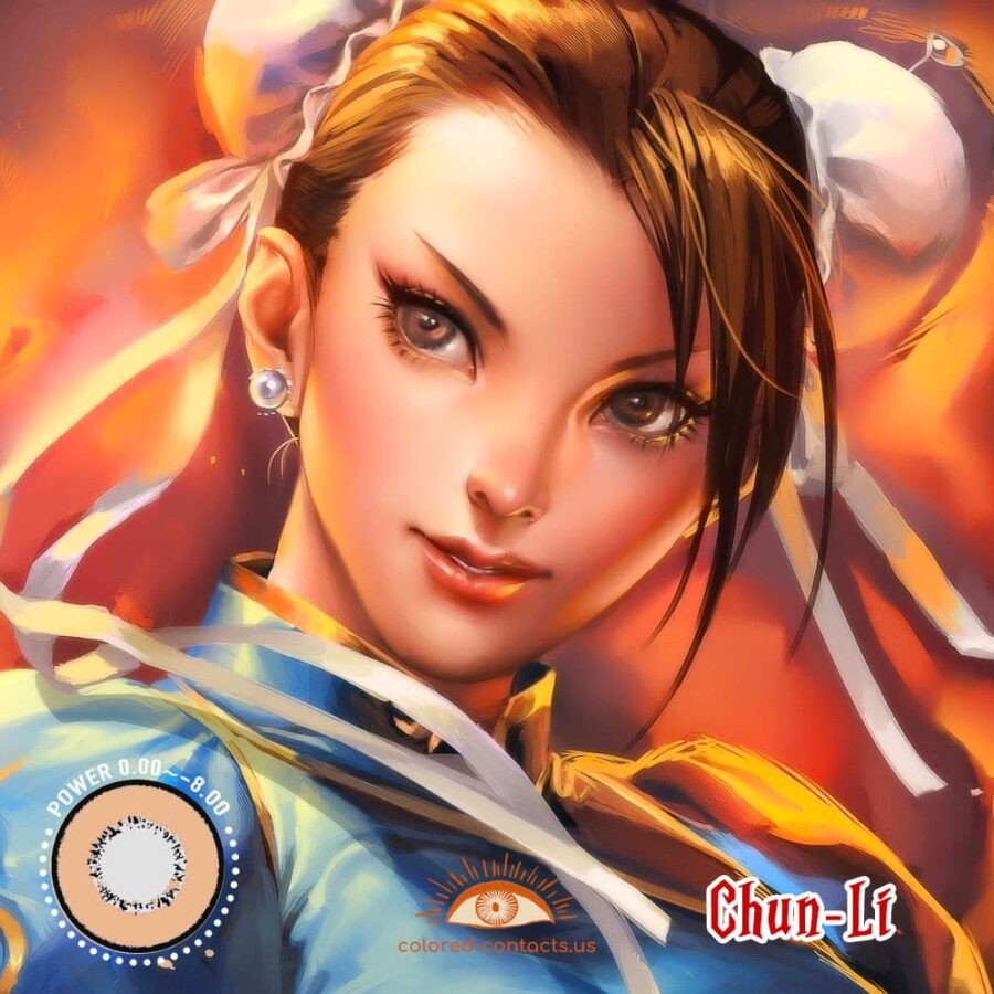 Chun-Li Cosplay Contact Lenses