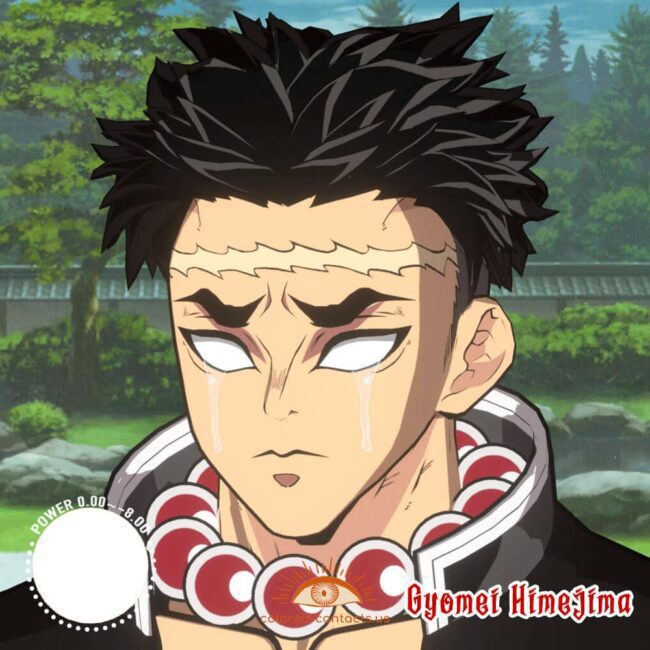 Demon Slayer Gyomei Himejima Cosplay Contact Lenses