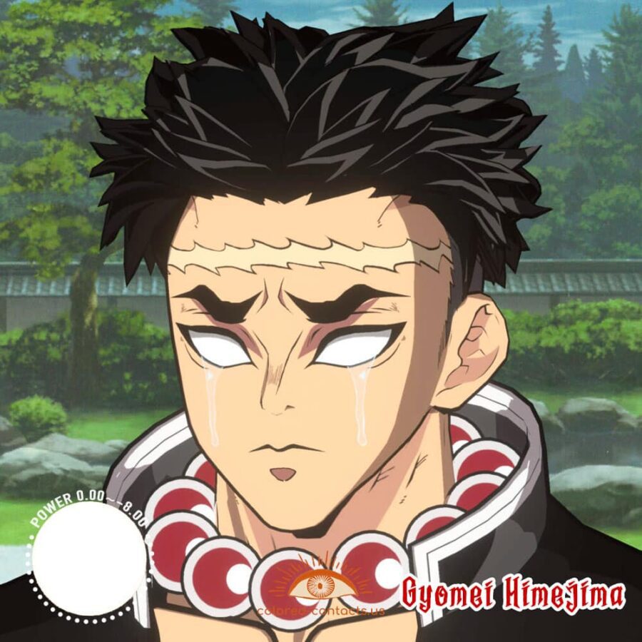 Demon Slayer Gyomei Himejima Cosplay Contact Lenses