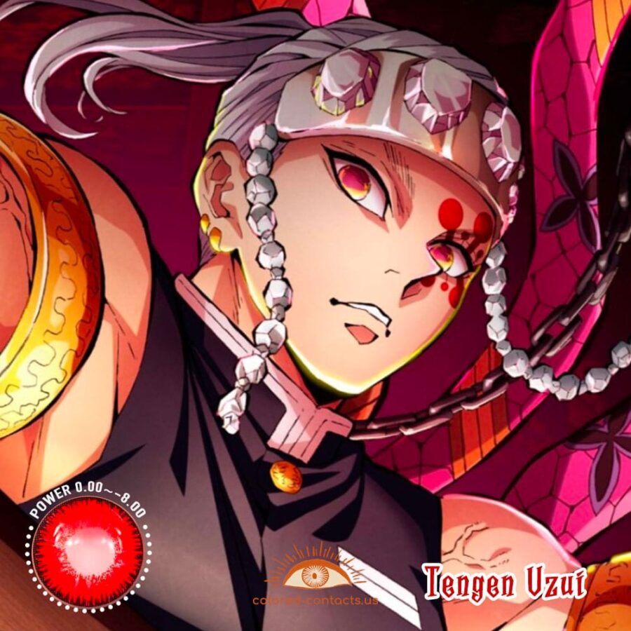 Demon Slayer Tengen Uzui Cosplay Contact Lenses