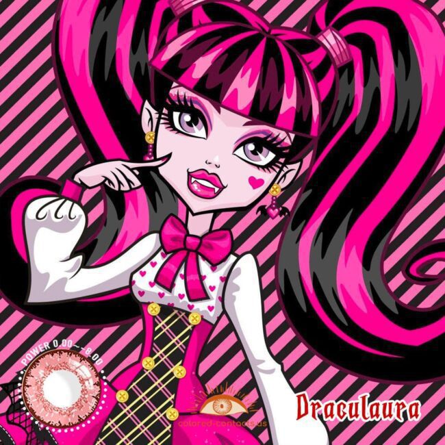 Draculaura Cosplay Contact Lenses