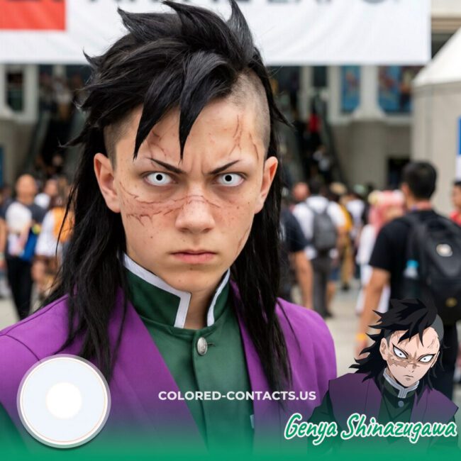 Genya Shinazugawa Cosplay Contact Lenses