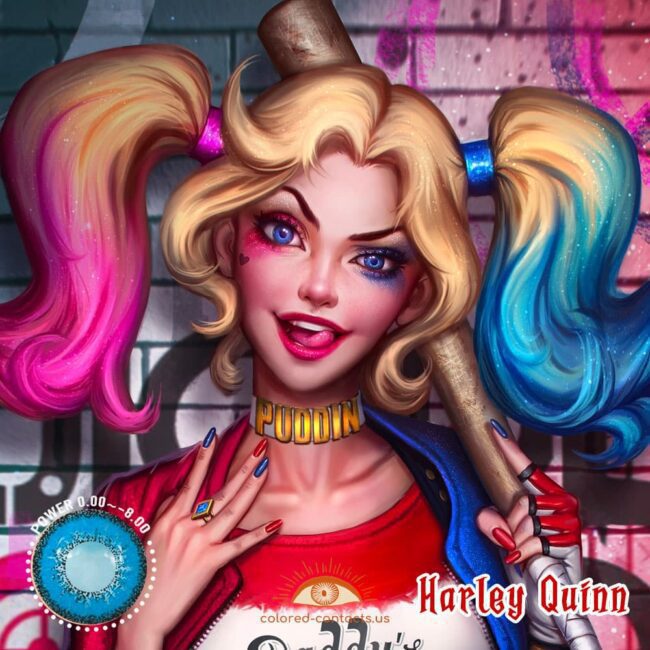 Harley Quinn Cosplay Contact Lenses