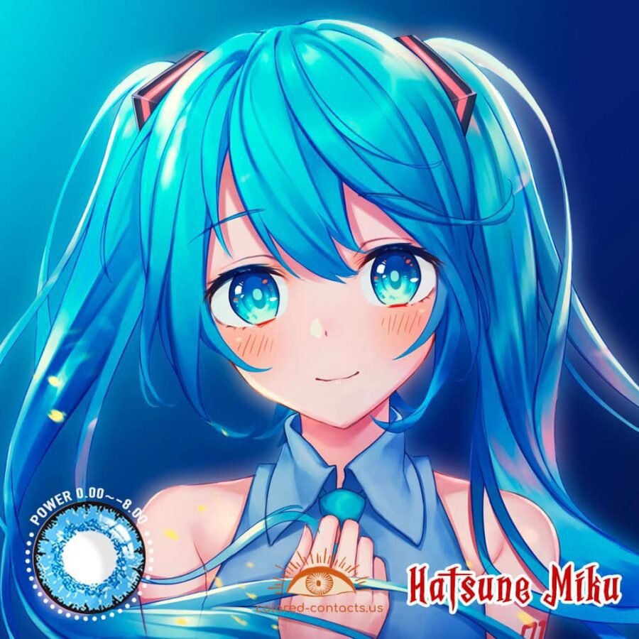 Hatsune Miku Cosplay Contact Lenses