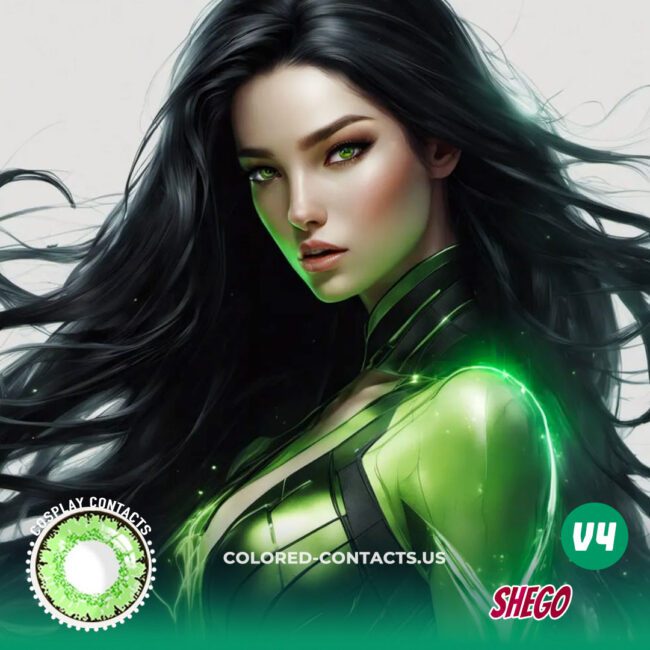 Shego Cosplay Contact Lenses - Colored Contacts Shego Cosplay Contact Lenses Premium Colored Contact Lenses