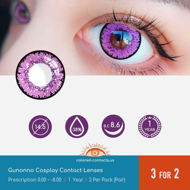 Tower Of Fantasy : Gunonno Cosplay Contact Lenses
