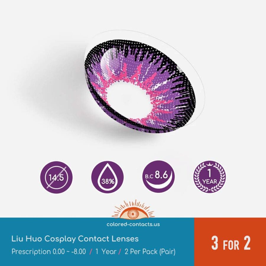 Tower Of Fantasy : Liu Huo Cosplay Contact Lenses