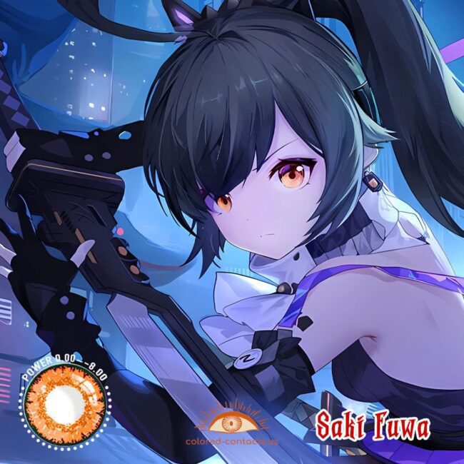Tower of Fantasy : Saki Fuwa Cosplay Contact Lenses